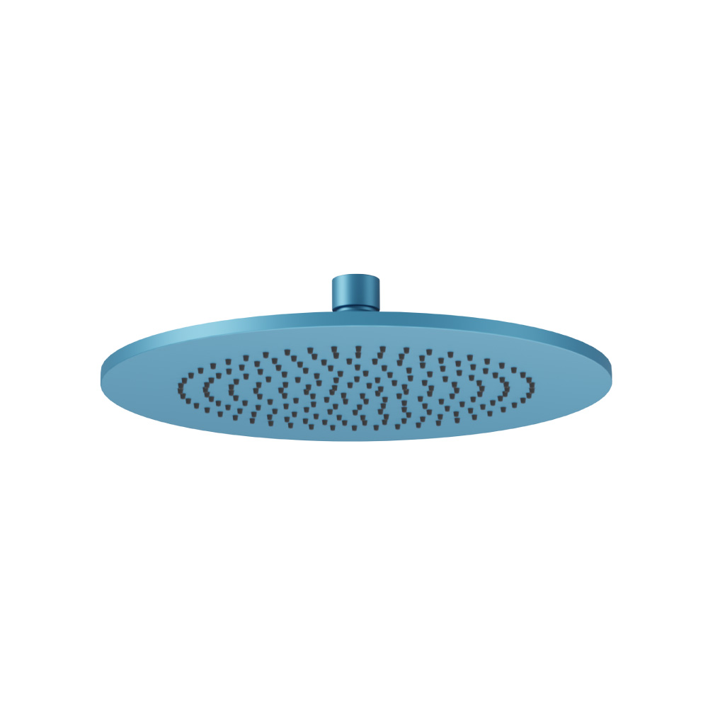 10" Solid Brass Showerhead / Rainhead | Sky Blue