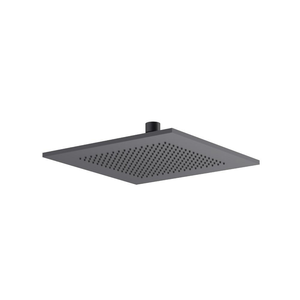 10" Solid Brass Showerhead / Rainhead | Dark Grey