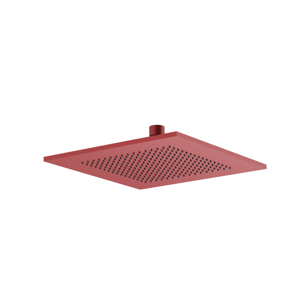 10" Solid Brass Showerhead / Rainhead | Deep Red