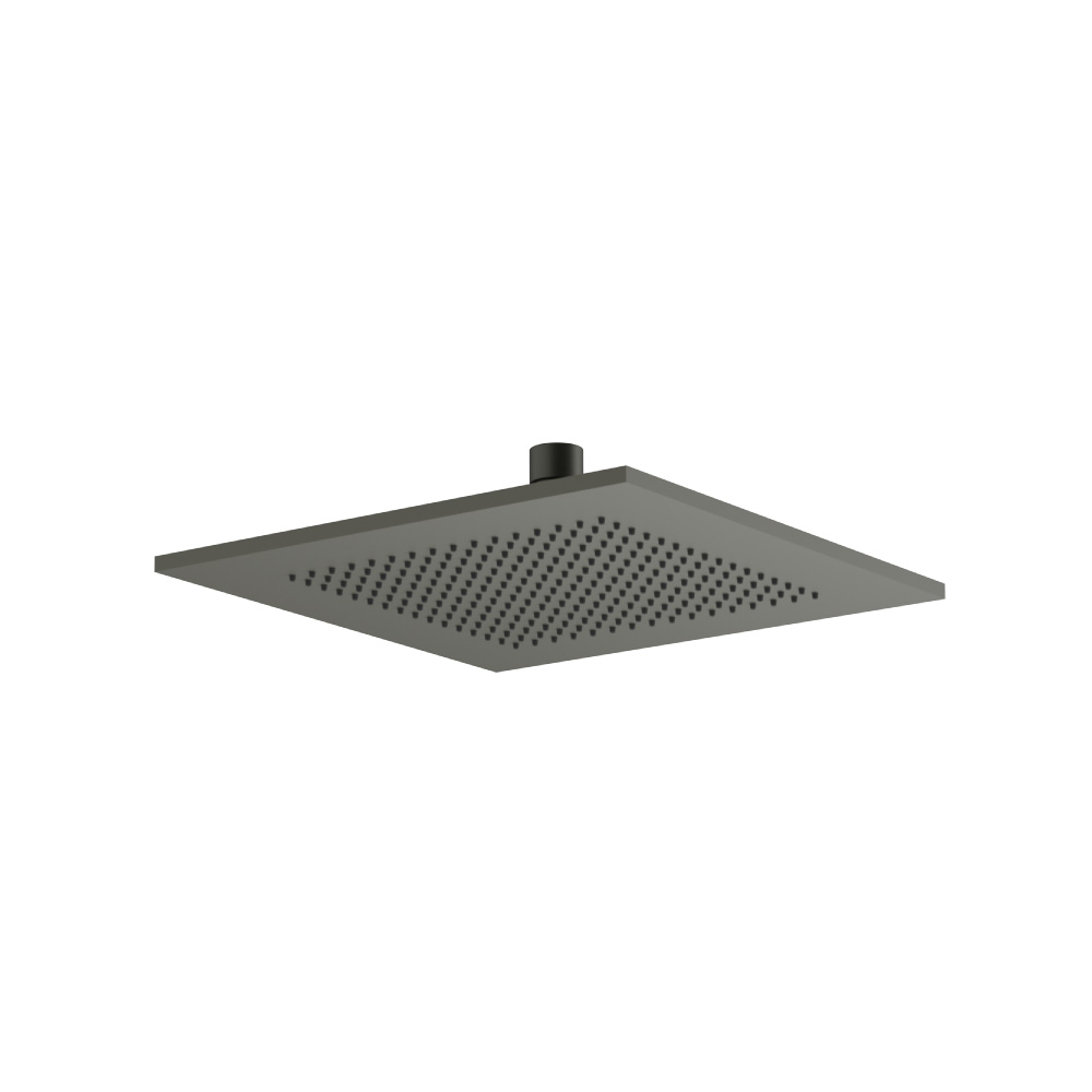 10" Solid Brass Showerhead / Rainhead | Gun Metal Grey