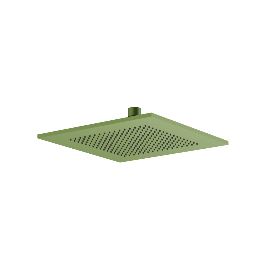 10" Solid Brass Showerhead / Rainhead | Isenberg Green