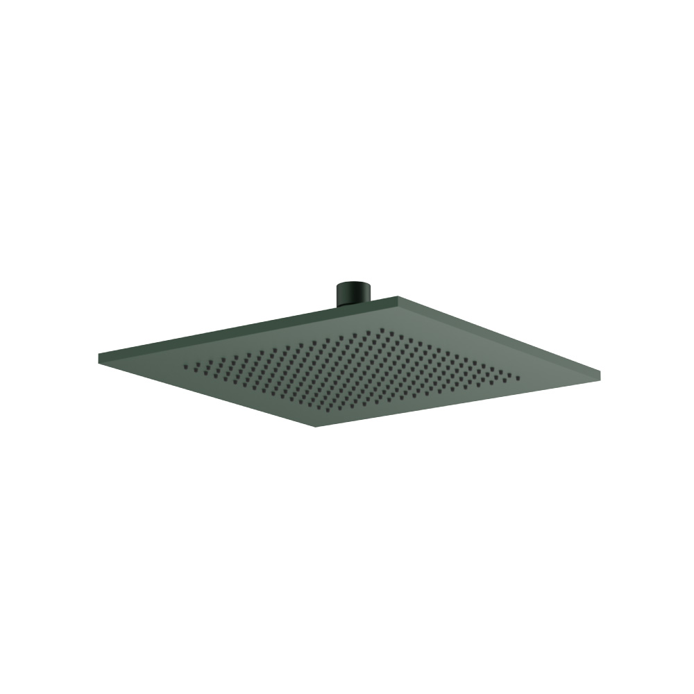 10" Solid Brass Showerhead / Rainhead | Leaf Green