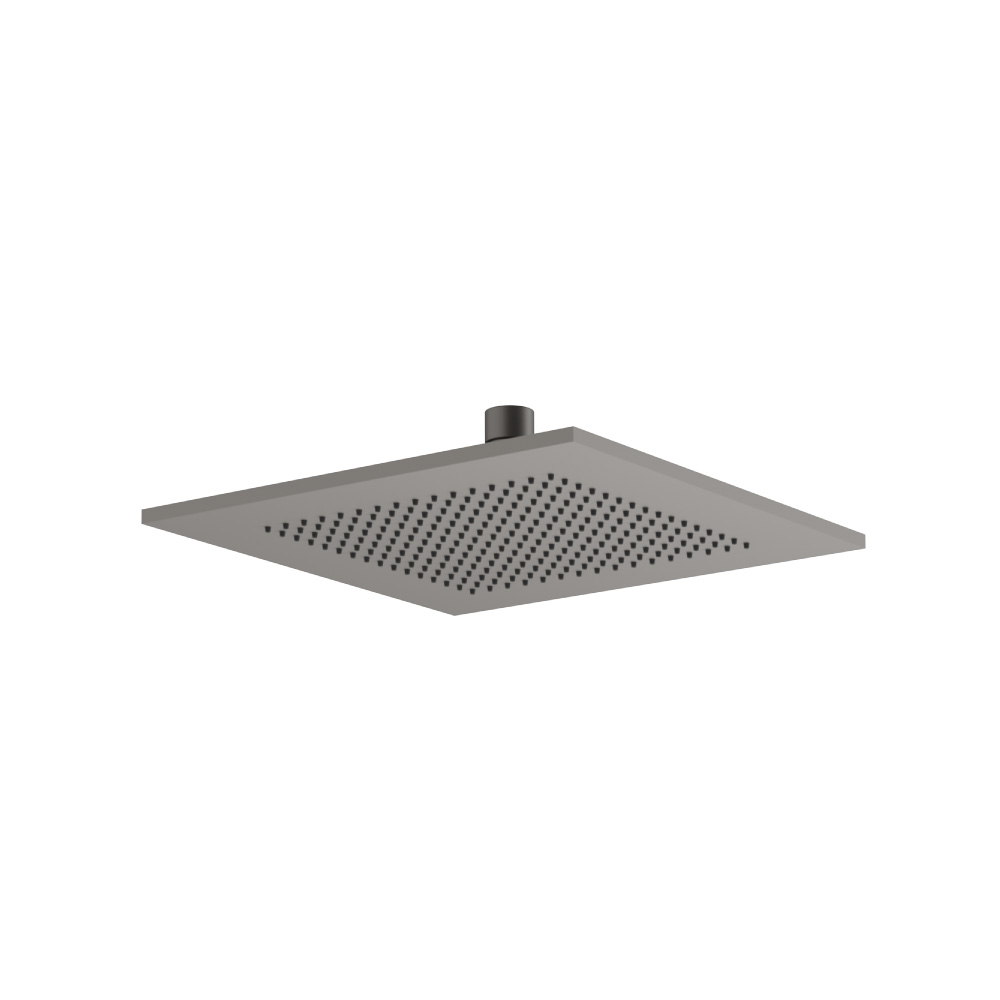 10" Solid Brass Showerhead / Rainhead | Steel Grey