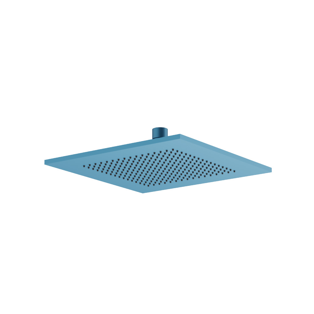 10" Solid Brass Showerhead / Rainhead | Sky Blue
