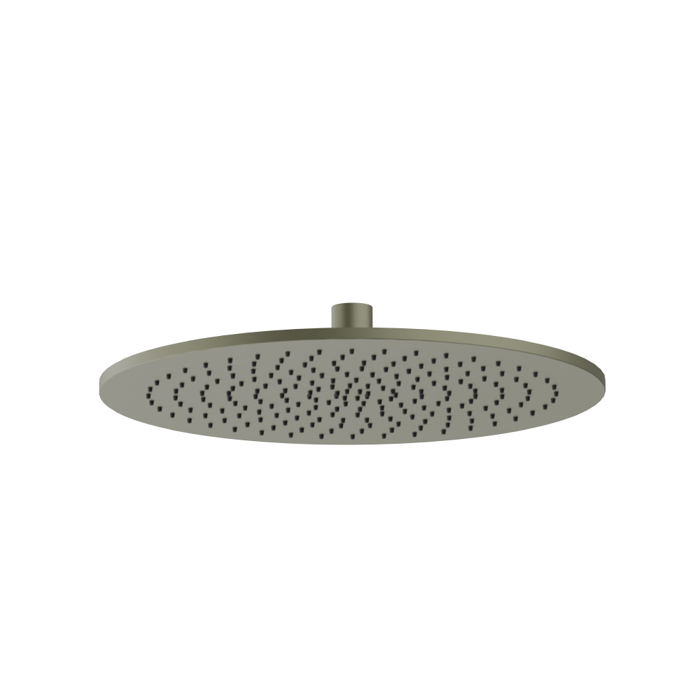 12" Solid Brass Showerhead / Rainhead | Army Green