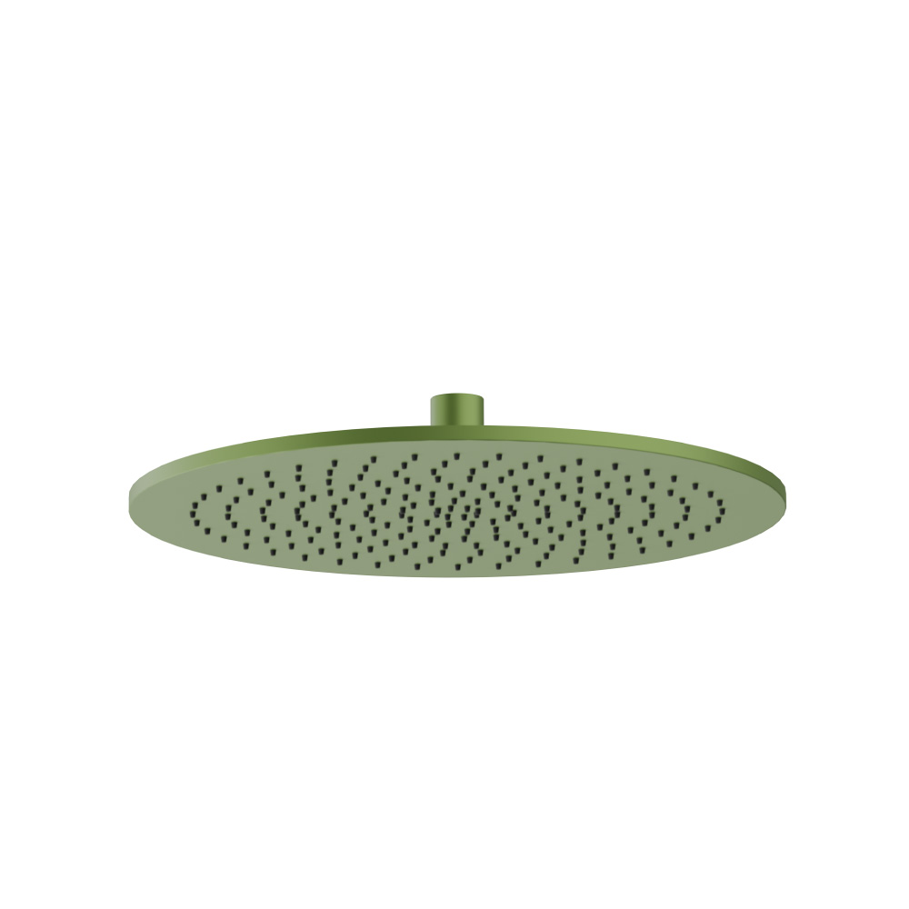 12" Solid Brass Showerhead / Rainhead | Isenberg Green