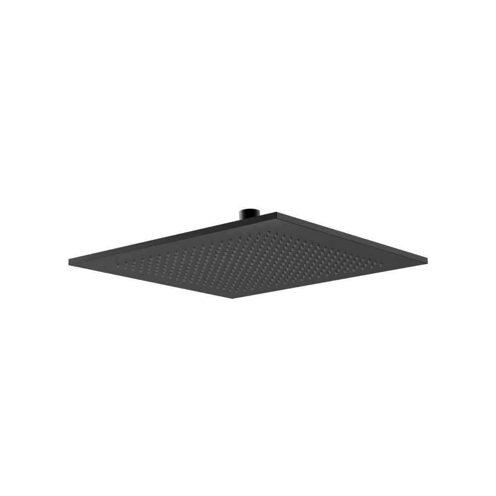 12" Solid Brass Showerhead / Rainhead | Gloss Black
