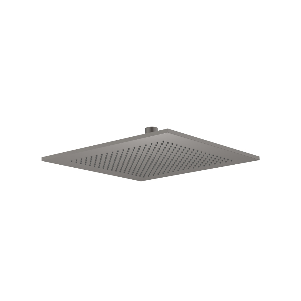 12" Solid Brass Showerhead / Rainhead | Steel Grey