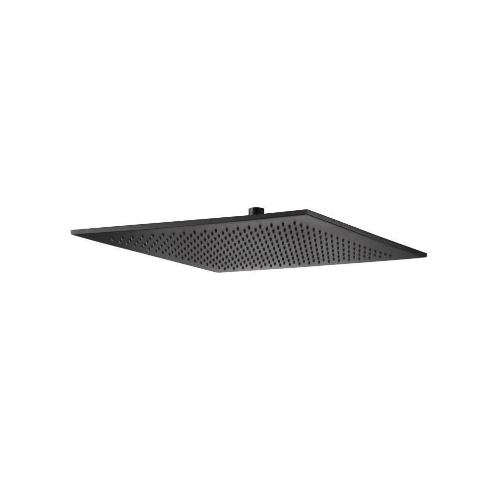 16" Solid Brass Rain Shower Head | Matte Black