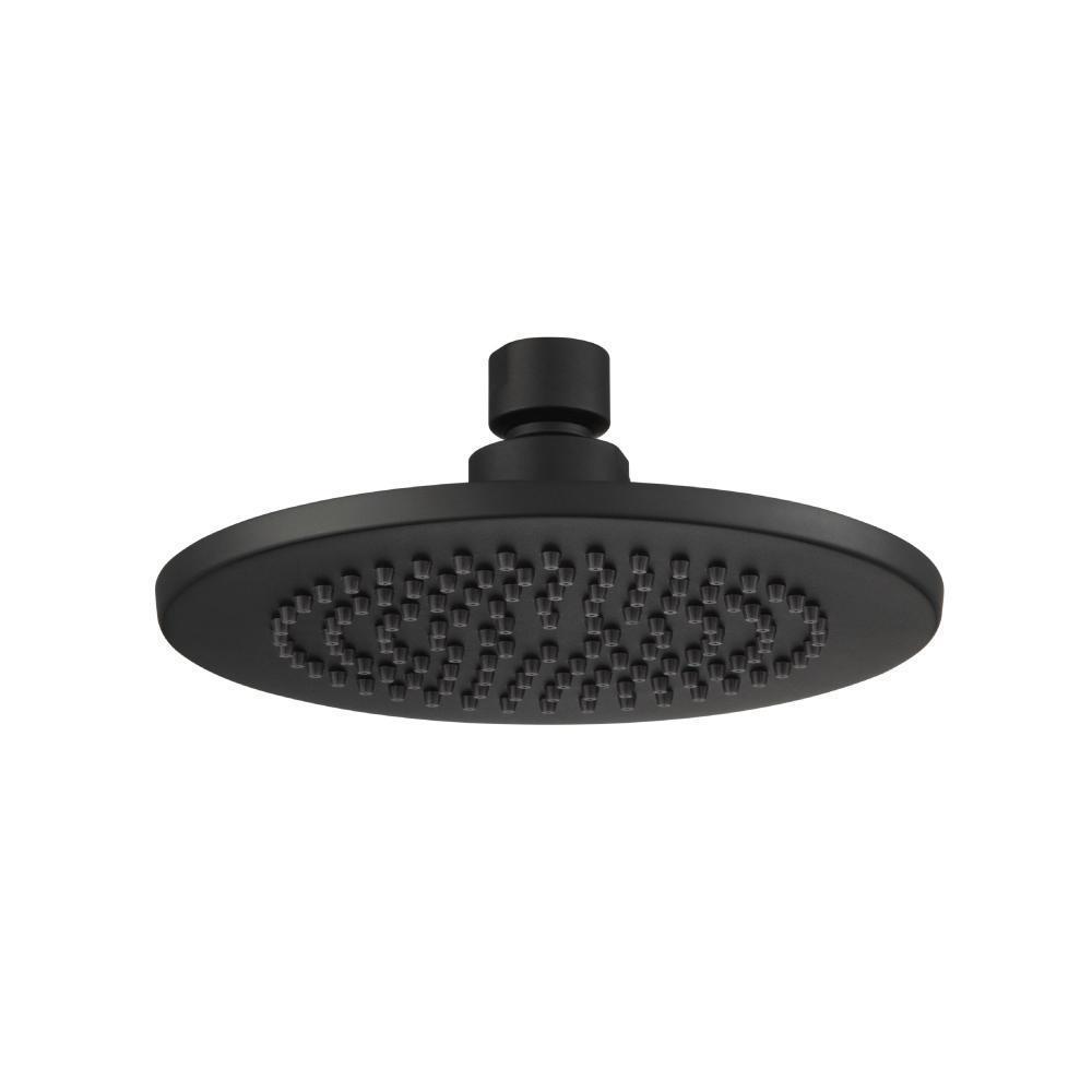 6" Solid Brass Showerhead / Rainhead | Matte Black