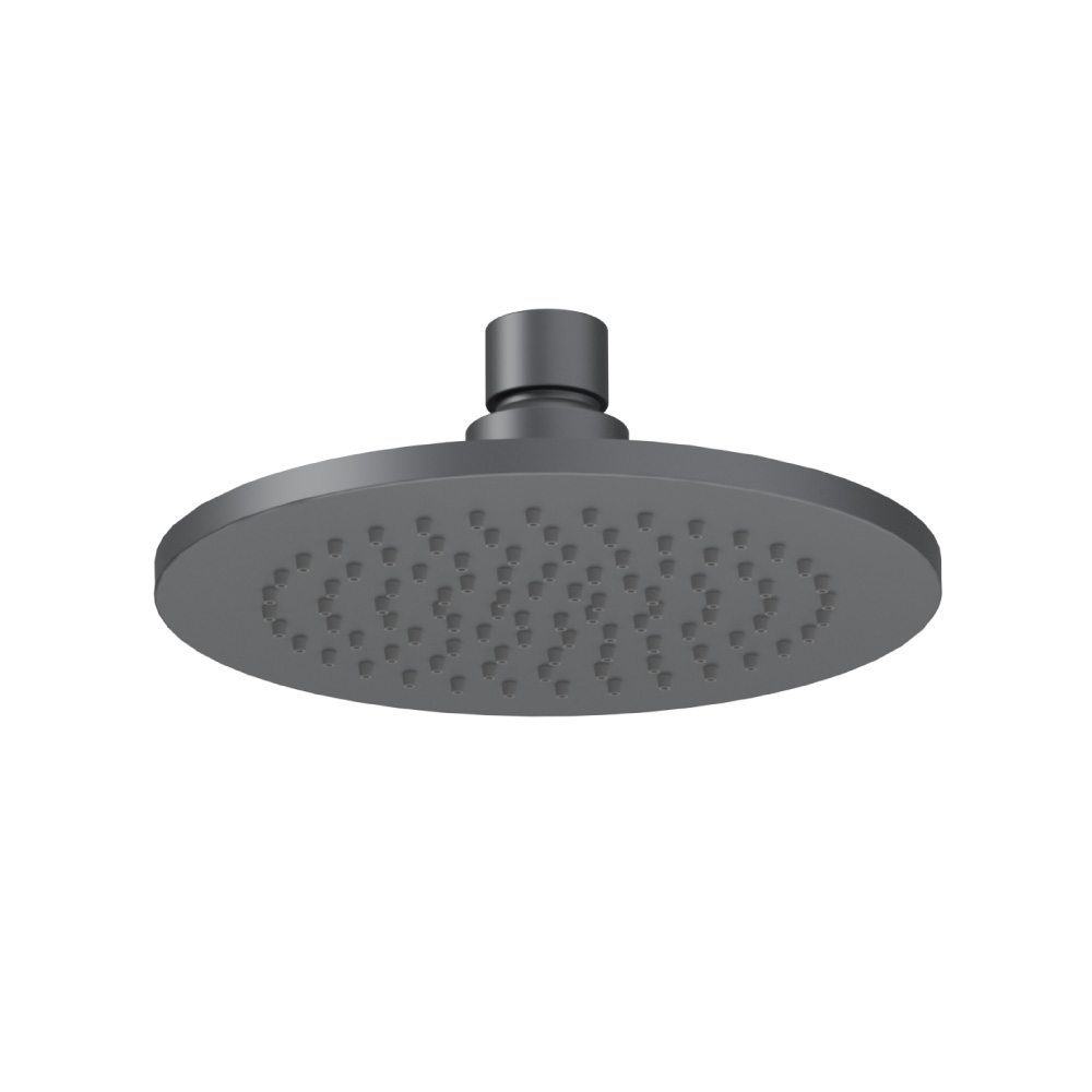 6" Solid Brass Showerhead / Rainhead | Rock Grey
