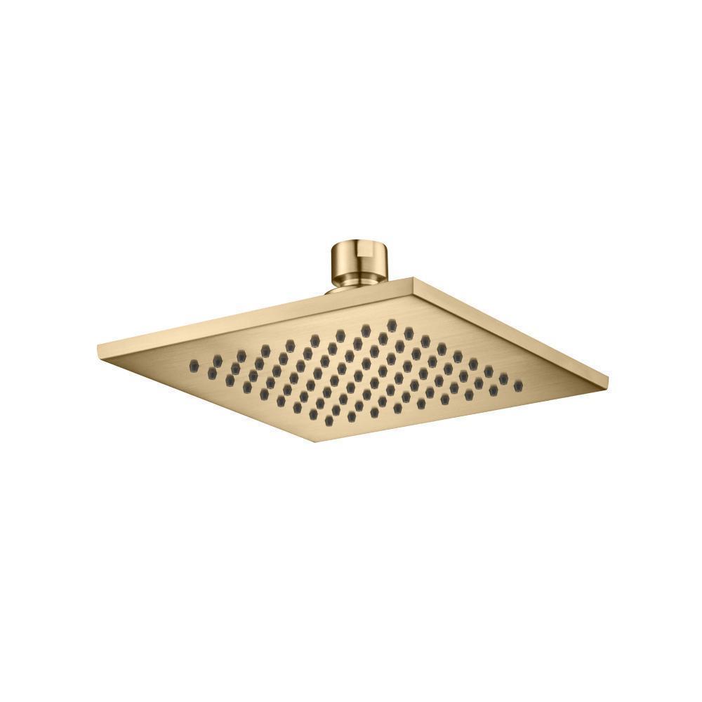 6" Solid Brass Showerhead / Rainhead | Brushed Bronze PVD