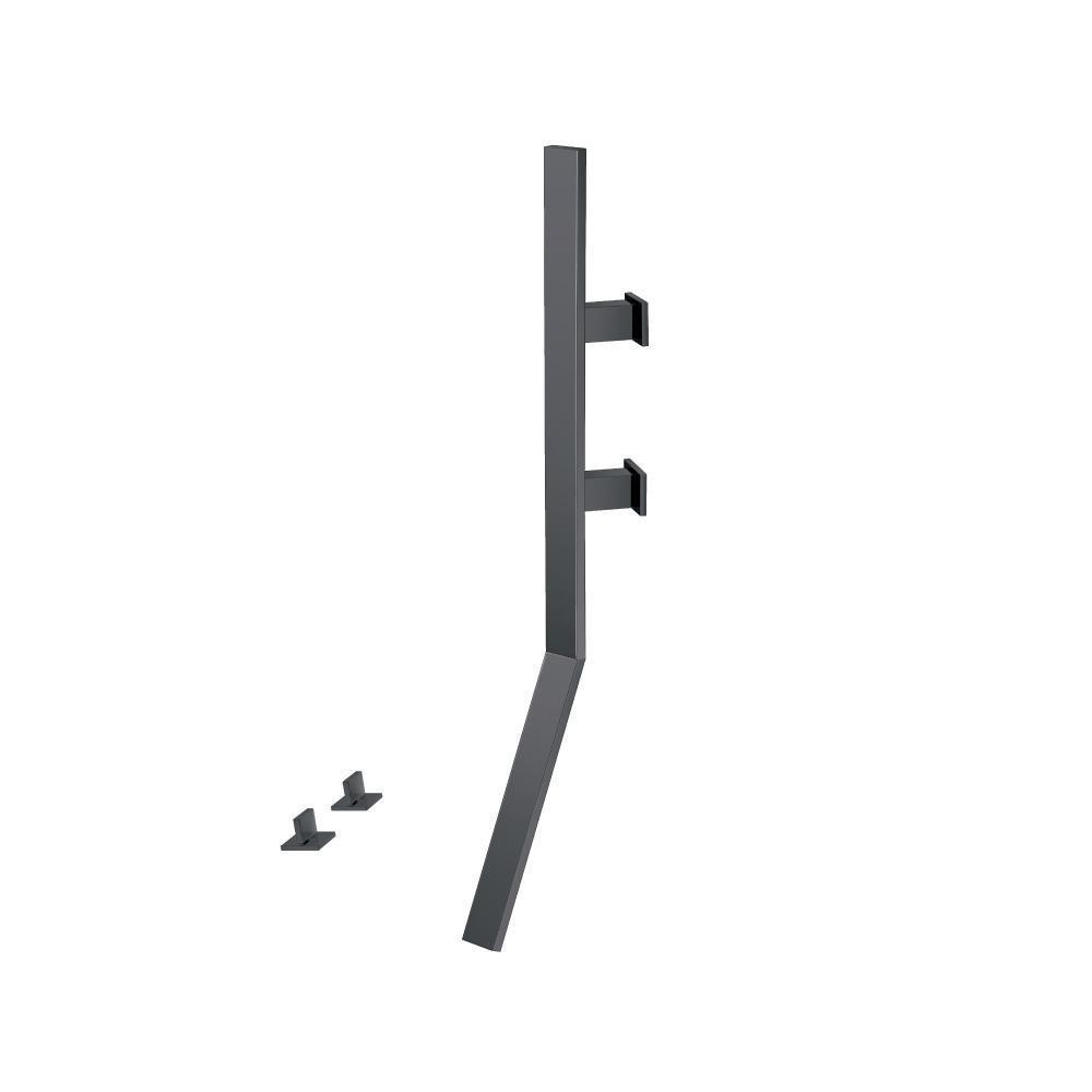 Wall Mount Faucet With Deck Handles | Rock Grey