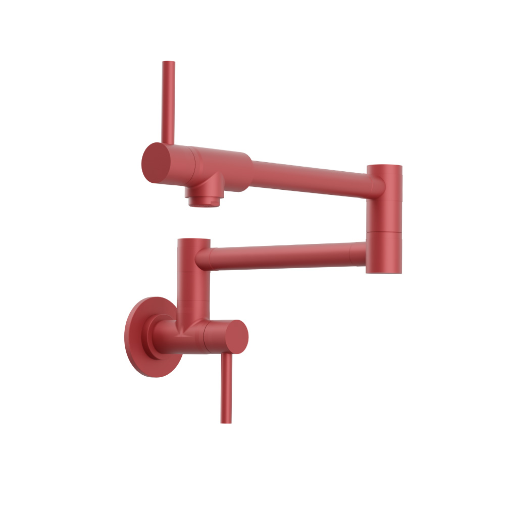 Wall Mounted Pot Filler | Deep Red