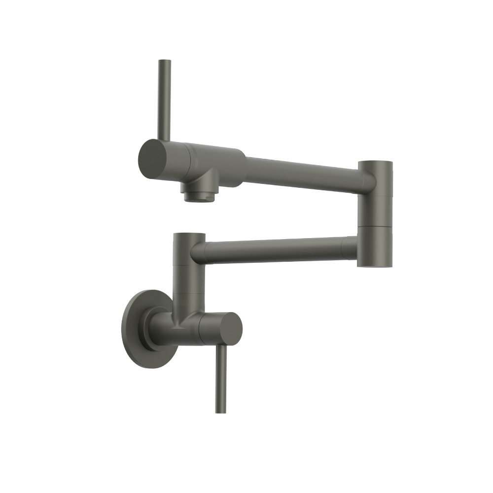 Wall Mounted Pot Filler | Gun Metal Grey