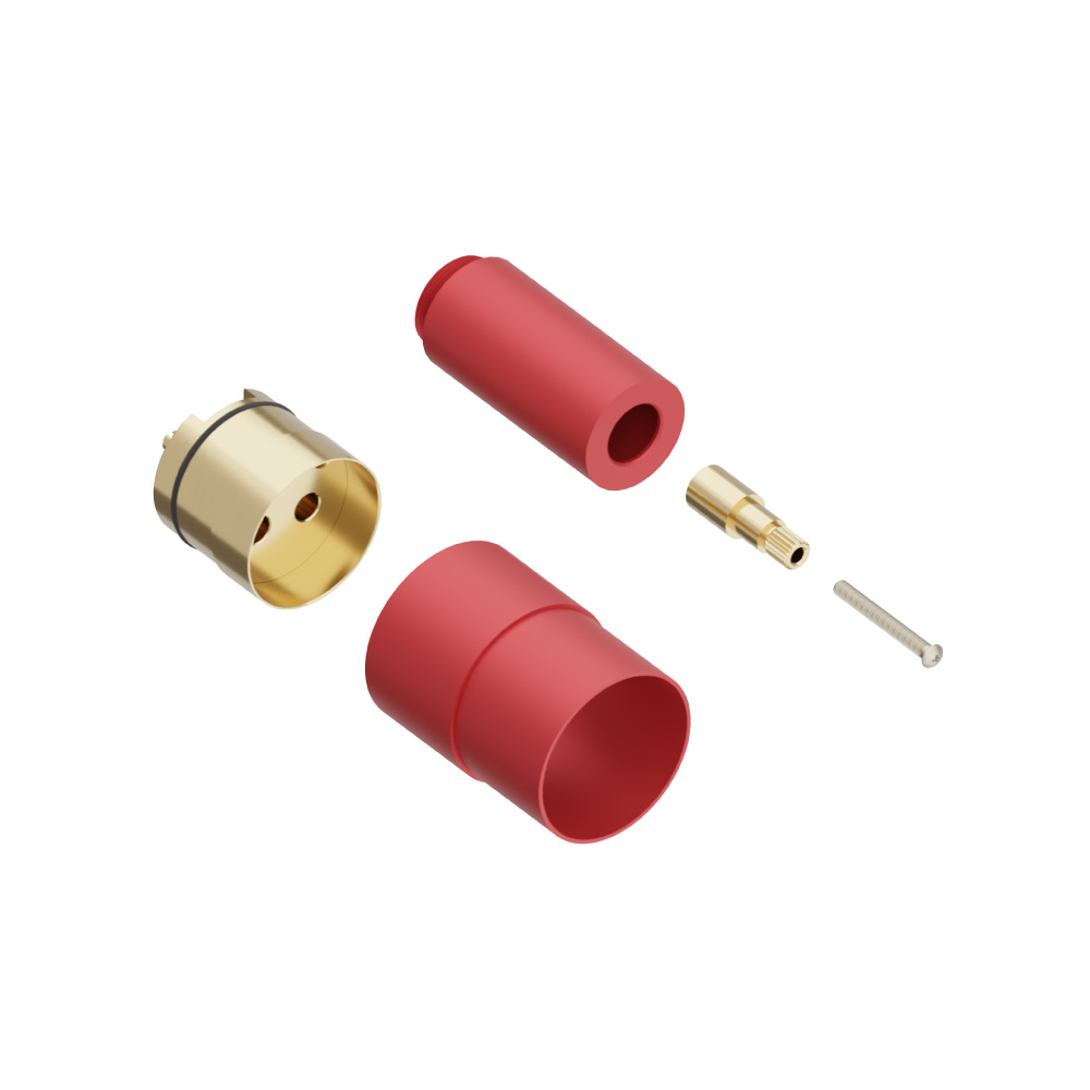 0.8" Extension Kit - For Use with PBV.1005A Pressure Balance Valve | Deep Red