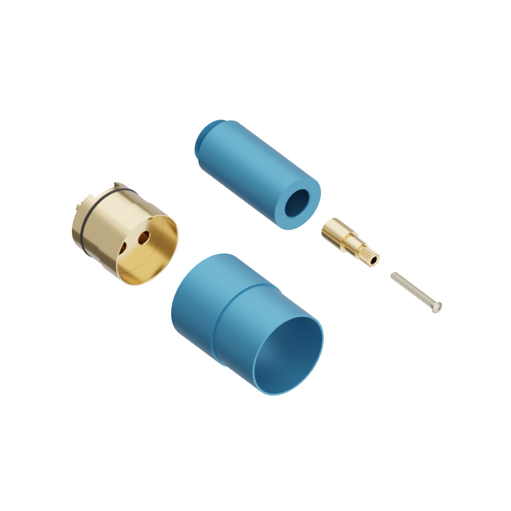 0.8" Extension Kit - For Use with PBV.1005A Pressure Balance Valve | Sky Blue