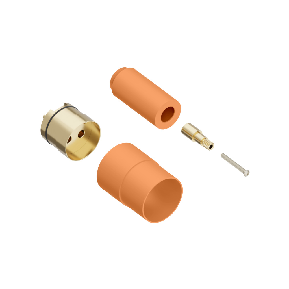 0.8" Extension Kit - For Use with PBV.1005A Pressure Balance Valve | Terracotta Orange
