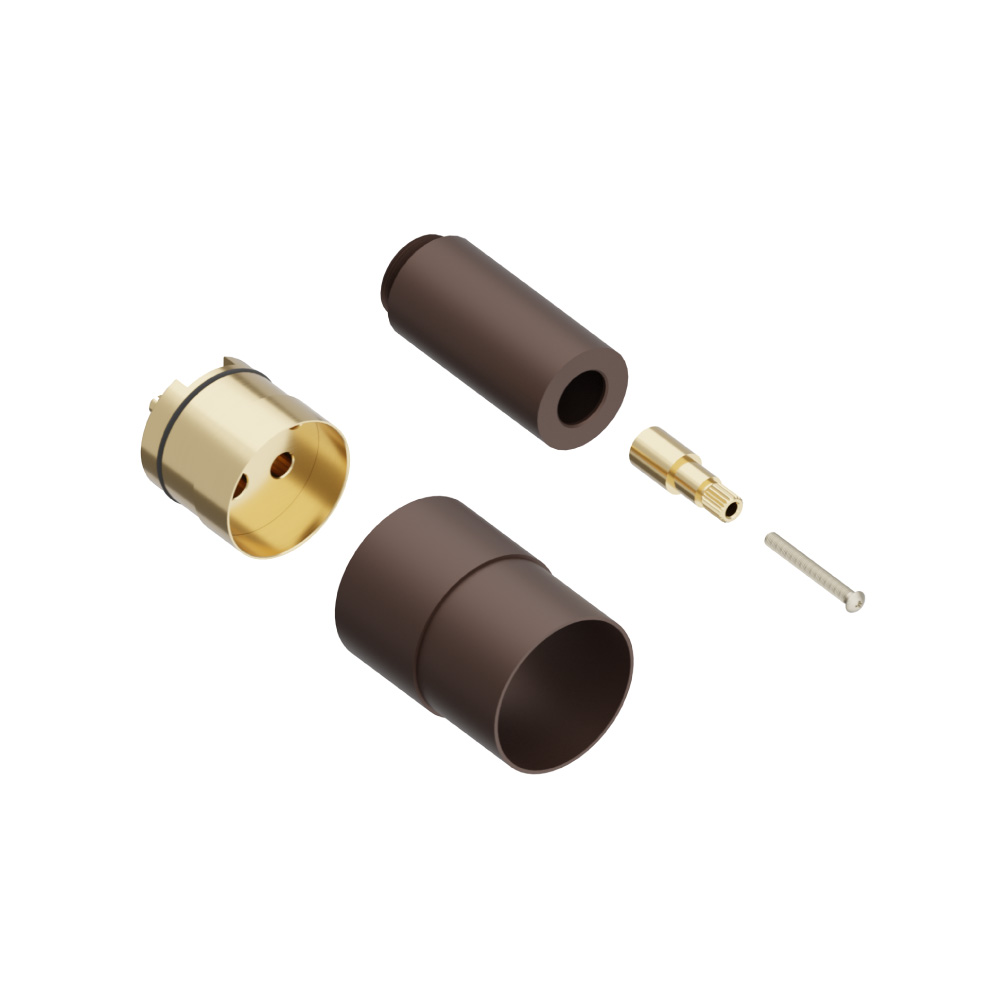 0.8" Extension Kit - For Use with PBV.1005A Pressure Balance Valve | Vortex Brown