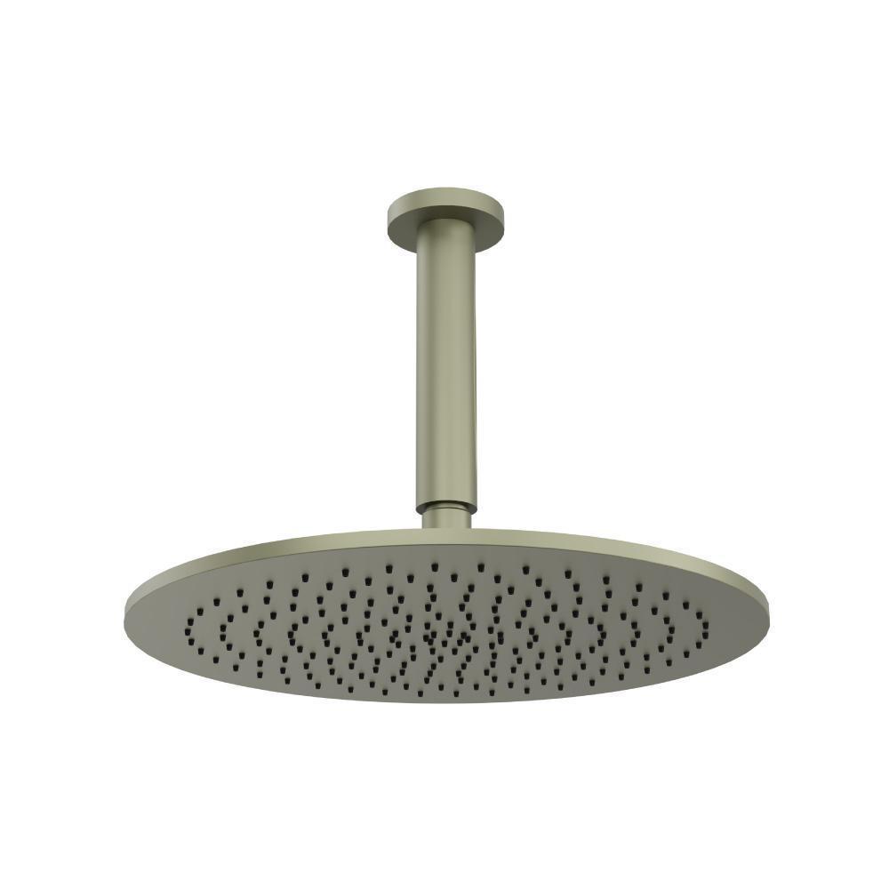 12" Rain Head with 6" Ceiling Mount Arm | Army Green