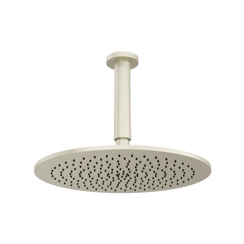 12" Rain Head with 6" Ceiling Mount Arm | Light Tan