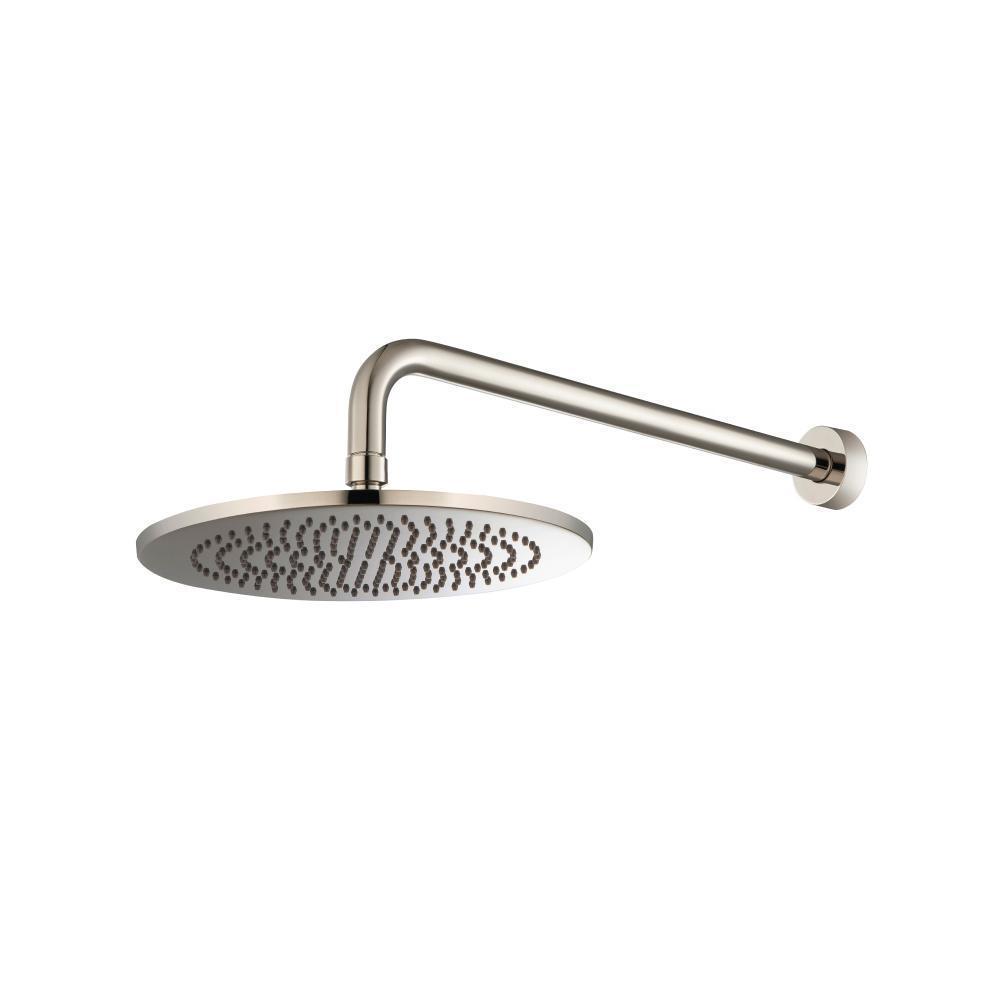 10" Rain Head with 16" Arm | Polished Nickel PVD