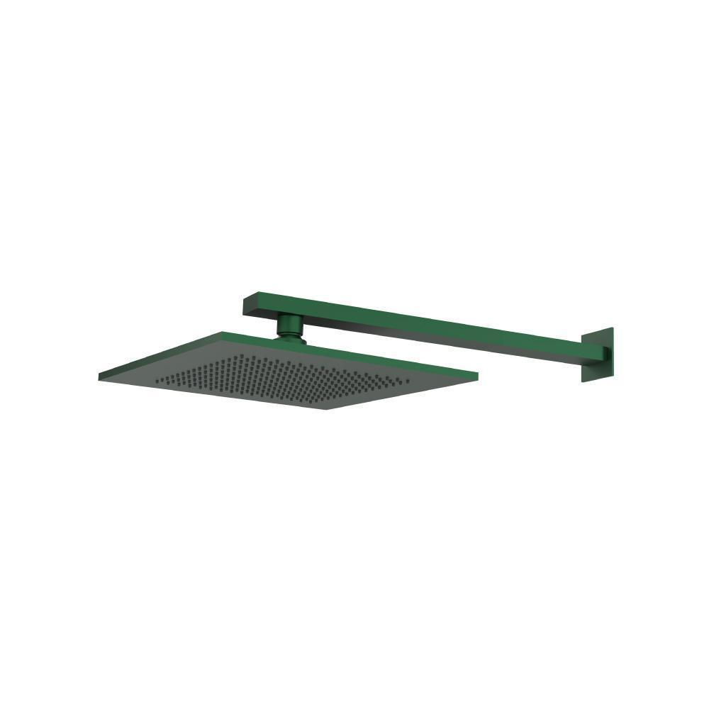 10" Rain Head with 15" Arm | Leaf Green