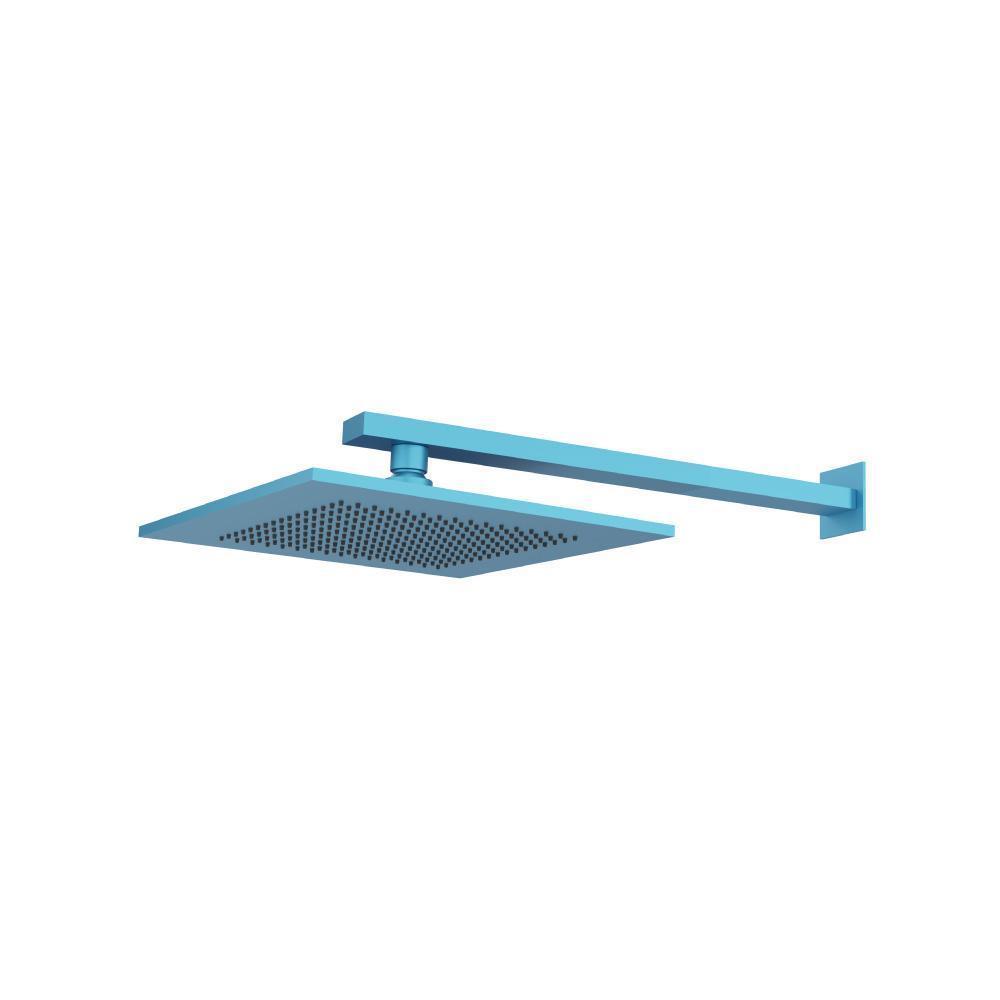 10" Rain Head with 15" Arm | Sky Blue