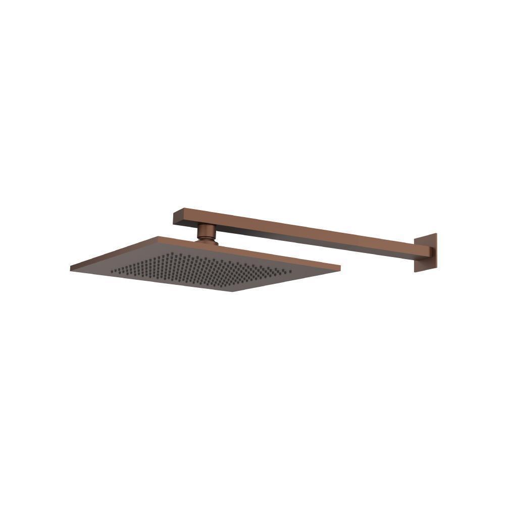 10" Rain Head with 15" Arm | Vortex Brown