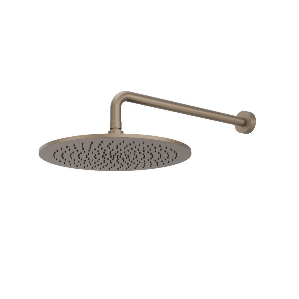 12" Rain Head with 16" Arm | Dark Tan