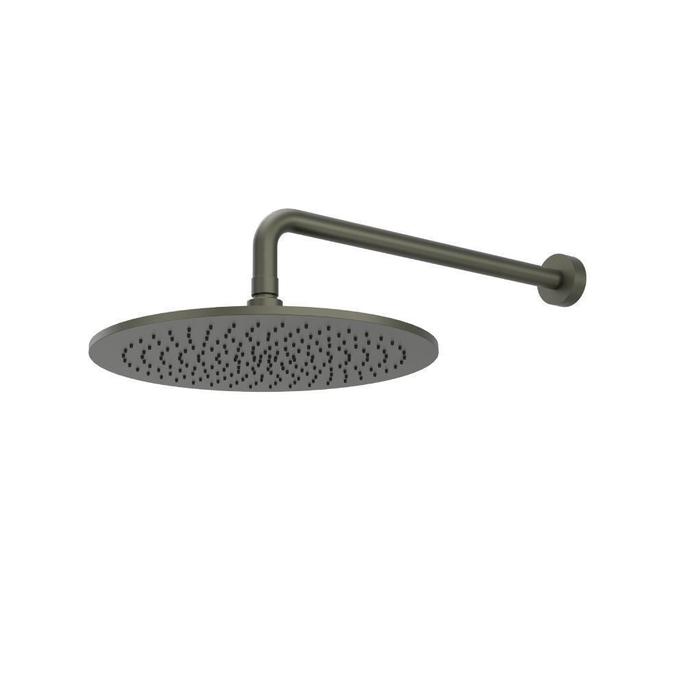 12" Rain Head with 16" Arm | Gun Metal Grey