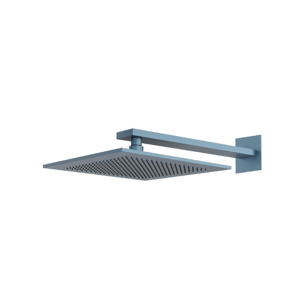 12" Rain Head with 16" Arm | Blue Platinum