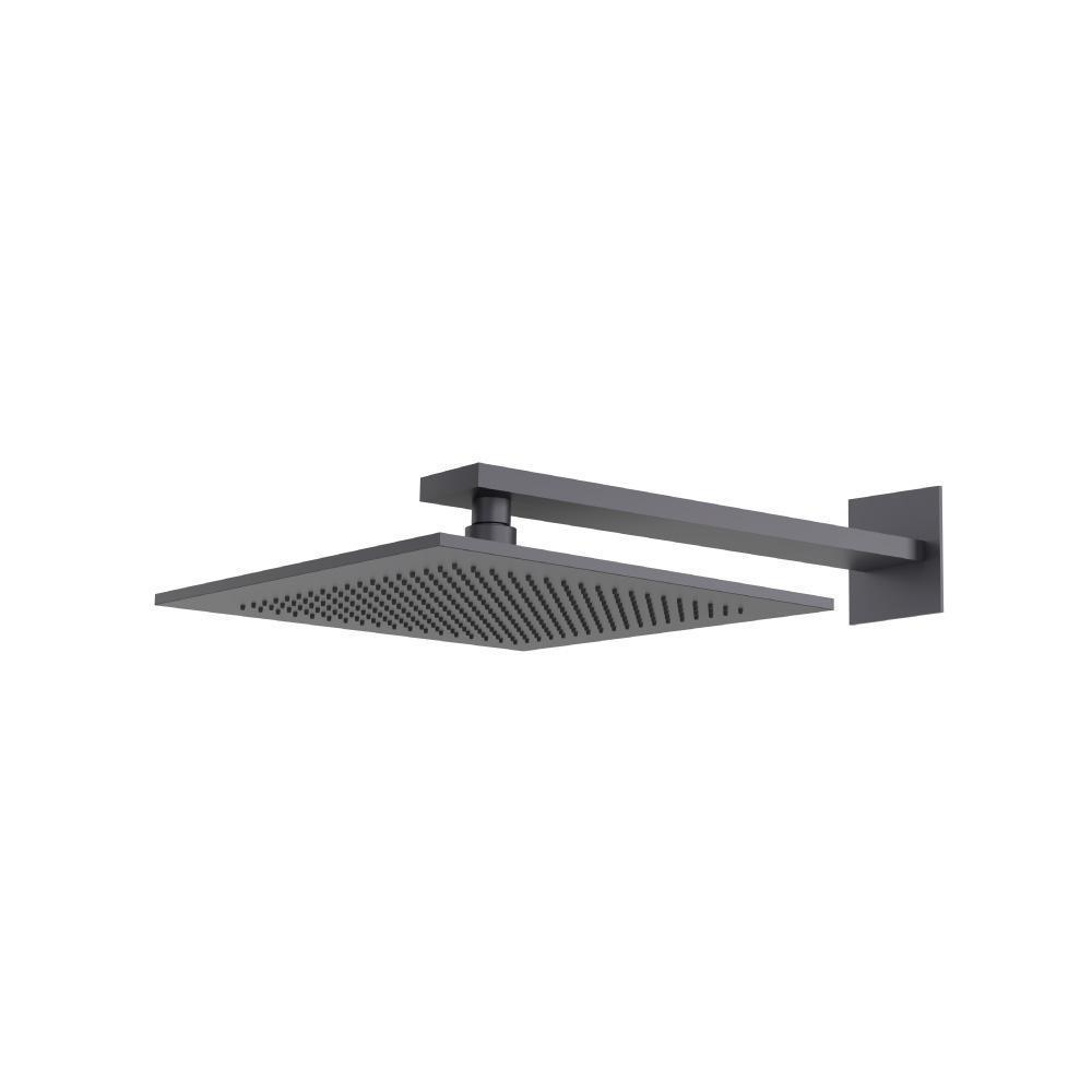 12" Rain Head with 16" Arm | Dark Grey