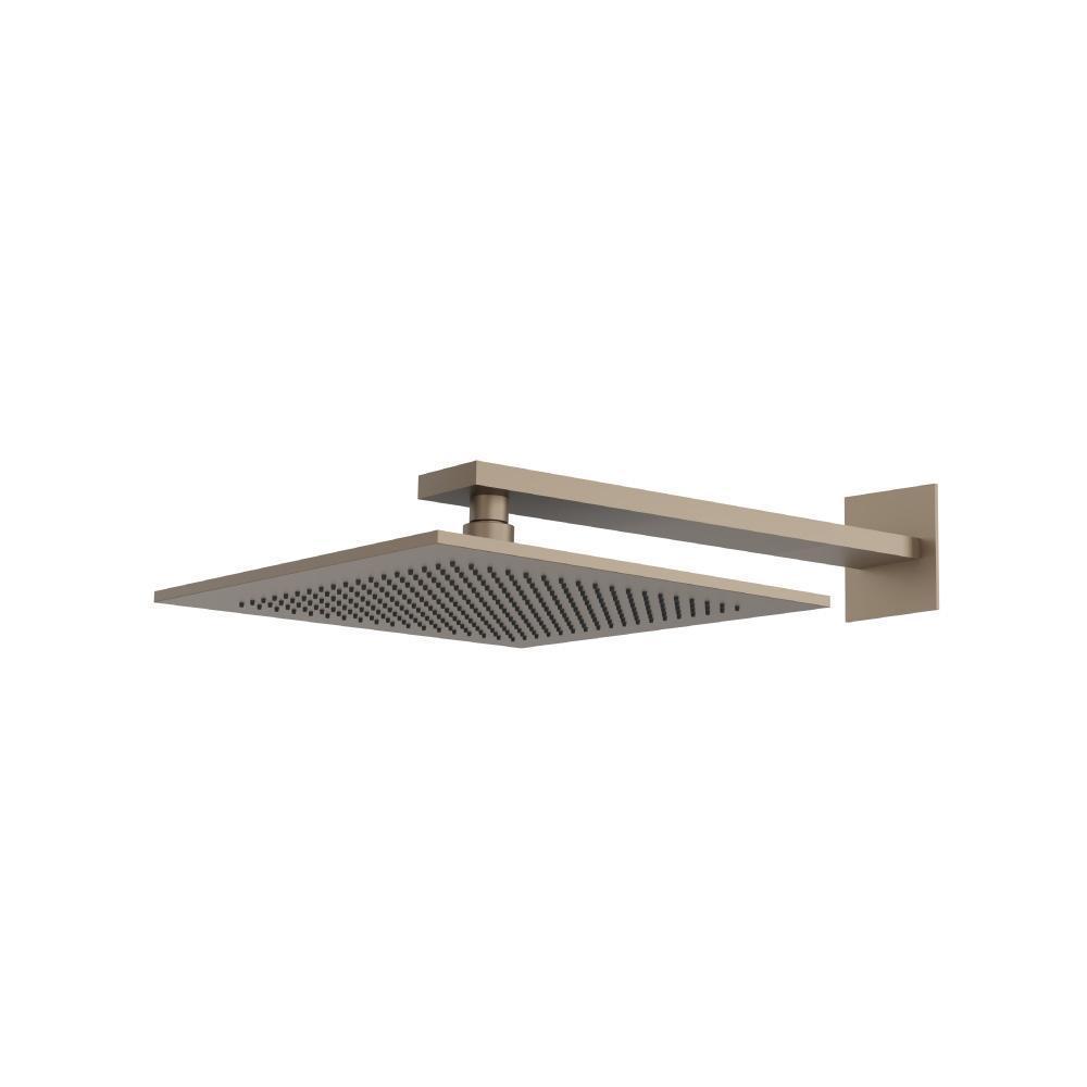 12" Rain Head with 16" Arm | Dark Tan