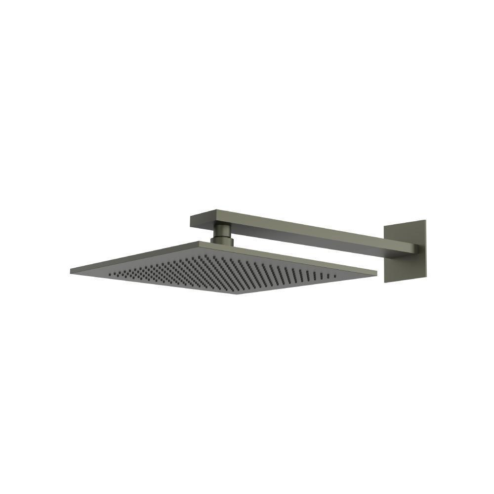 12" Rain Head with 16" Arm | Gun Metal Grey