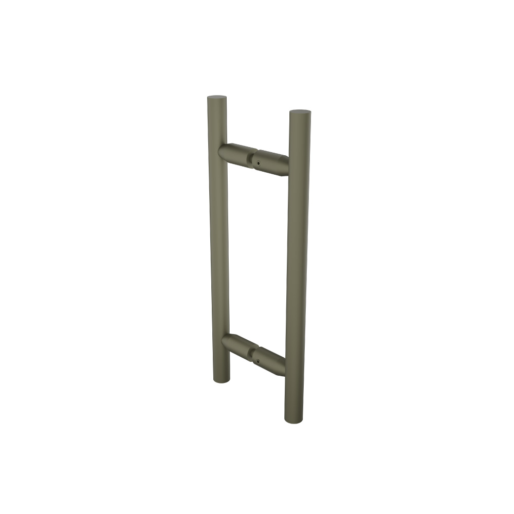 8" Back-To-Back Shower Door Pull Handle | Army Green