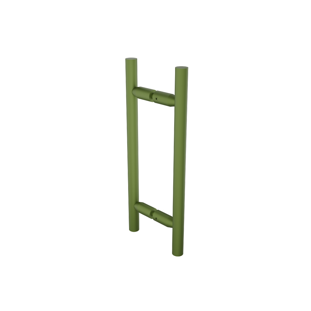 8" Back-To-Back Shower Door Pull Handle | Flusso Green