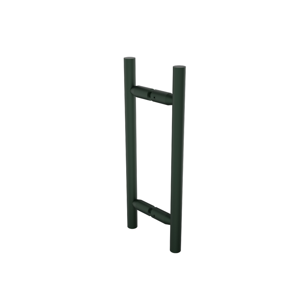 8" Back-To-Back Shower Door Pull Handle | Leaf Green