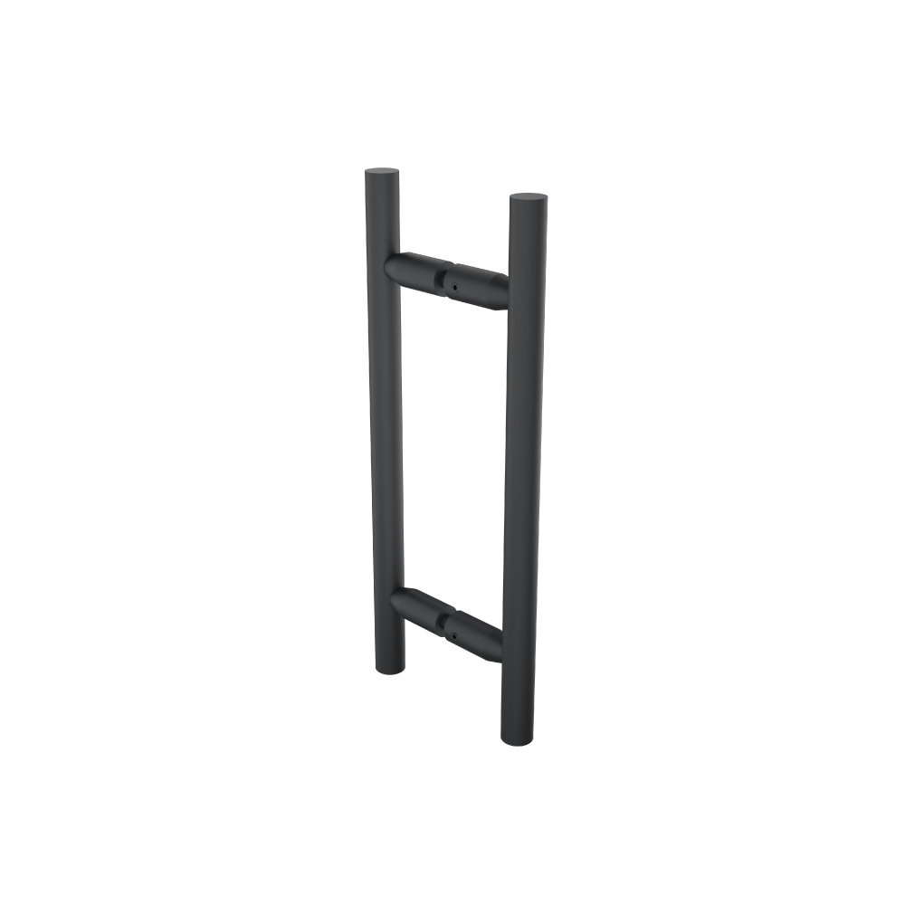 8" Back-To-Back Shower Door Pull Handle | Rock Grey