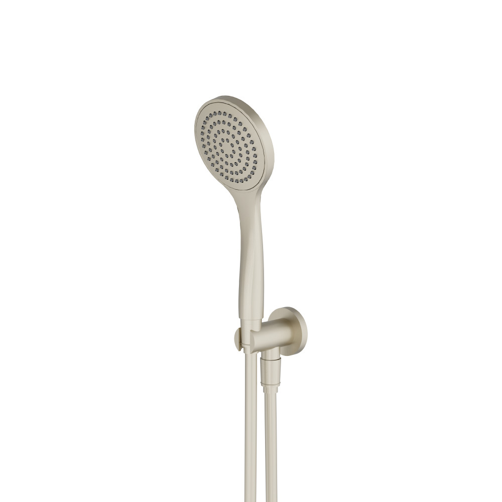 Hand Shower Set with Holder and Elbow Combo | Brushed Nickel PVD