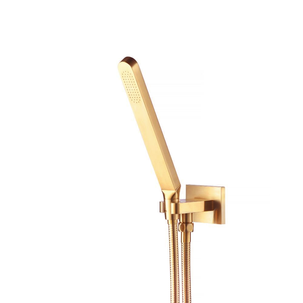 Hand Shower Set with Holder and Elbow Combo | Brushed Bronze PVD