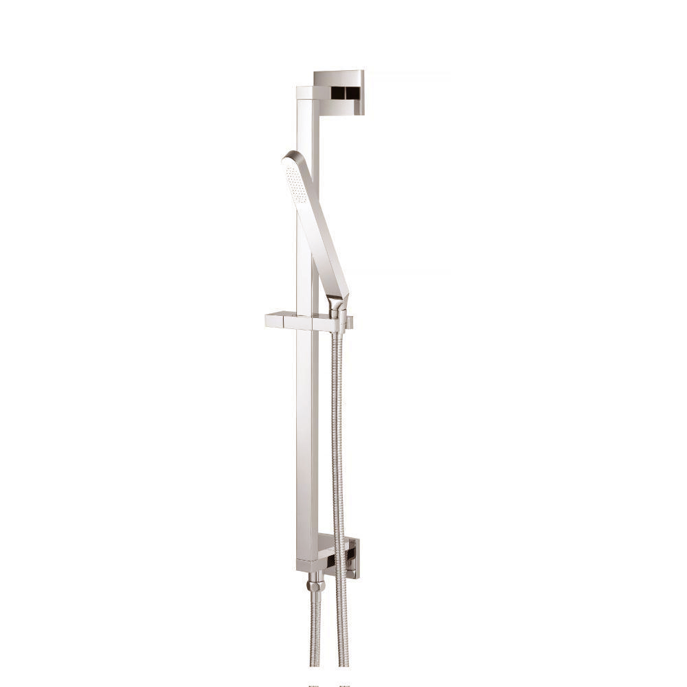 Hand Shower Set with Slide Bar, Integrated Elbow & Hose | Polished Nickel PVD
