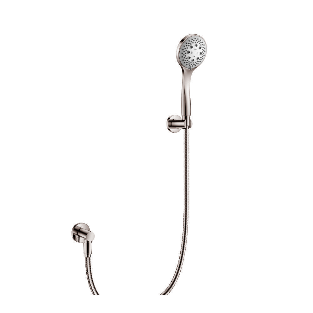 Hand Shower Set with Holder and Elbow | Polished Nickel PVD