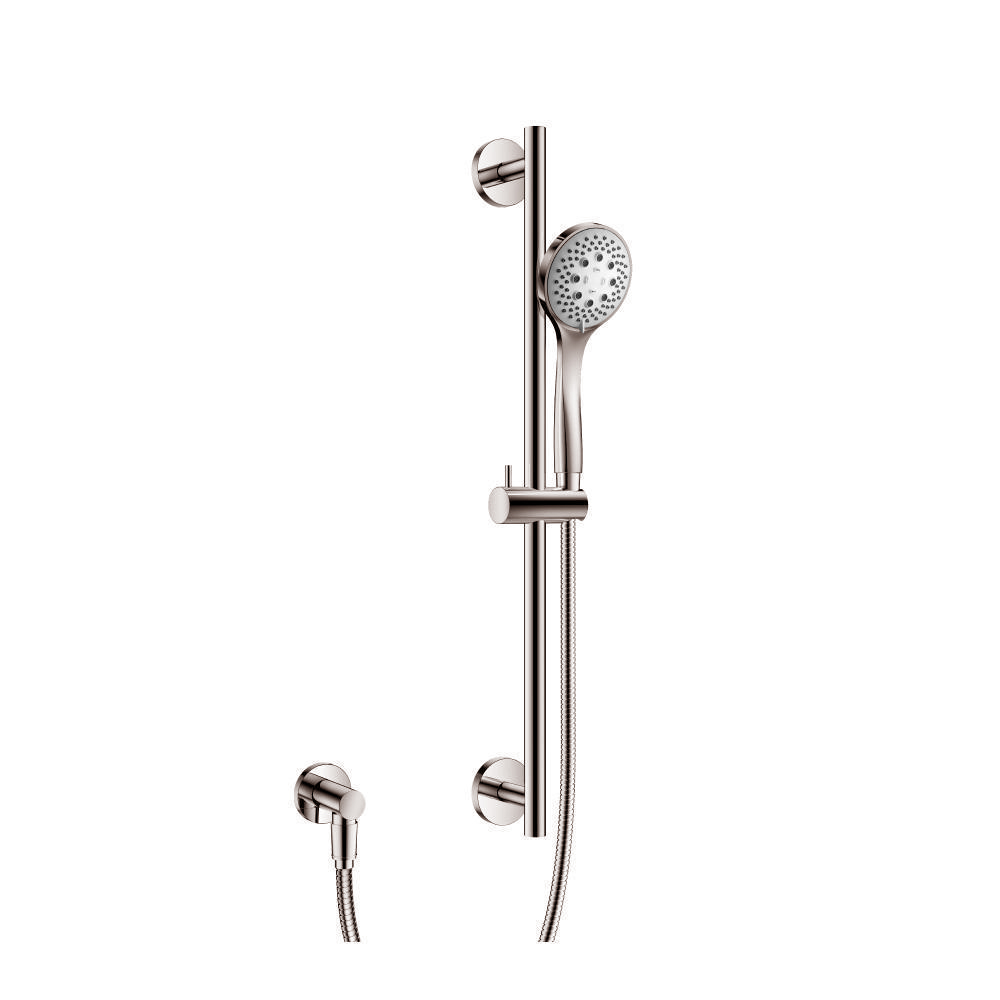 Hand Shower Set with Slide Bar and Elbow | Polished Nickel PVD