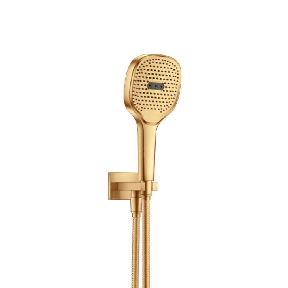 Hand Shower Set with Holder and Elbow Combo | Brushed Bronze PVD