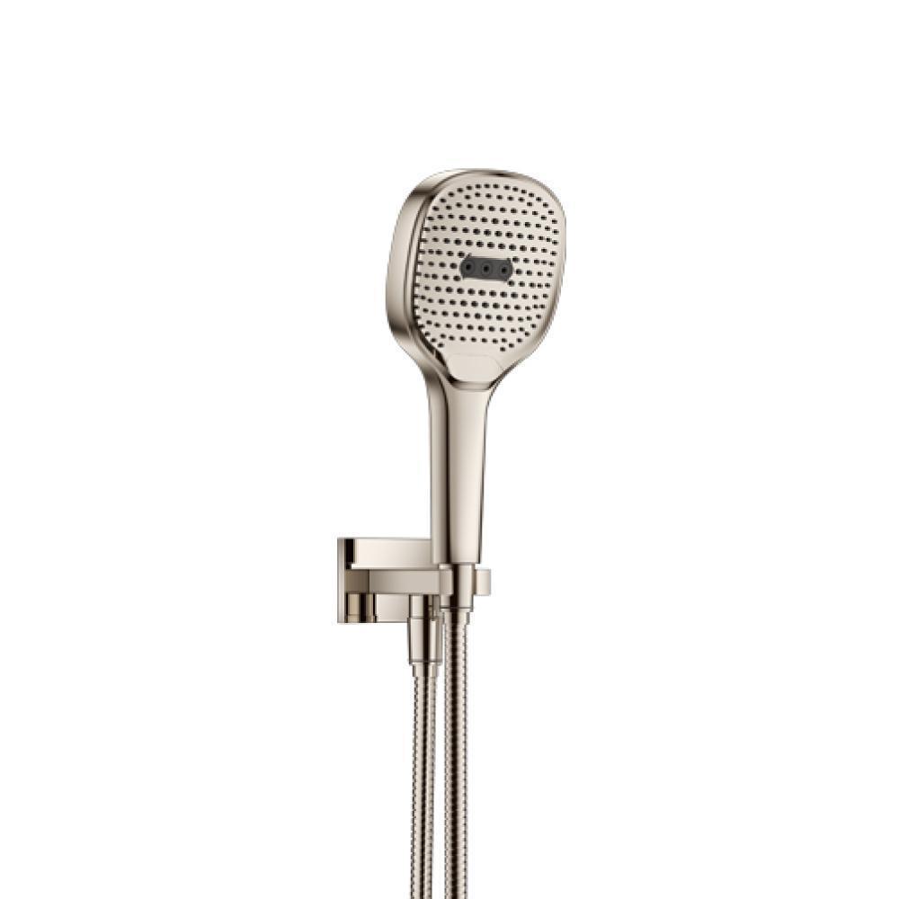 Hand Shower Set with Holder and Elbow Combo | Polished Nickel PVD