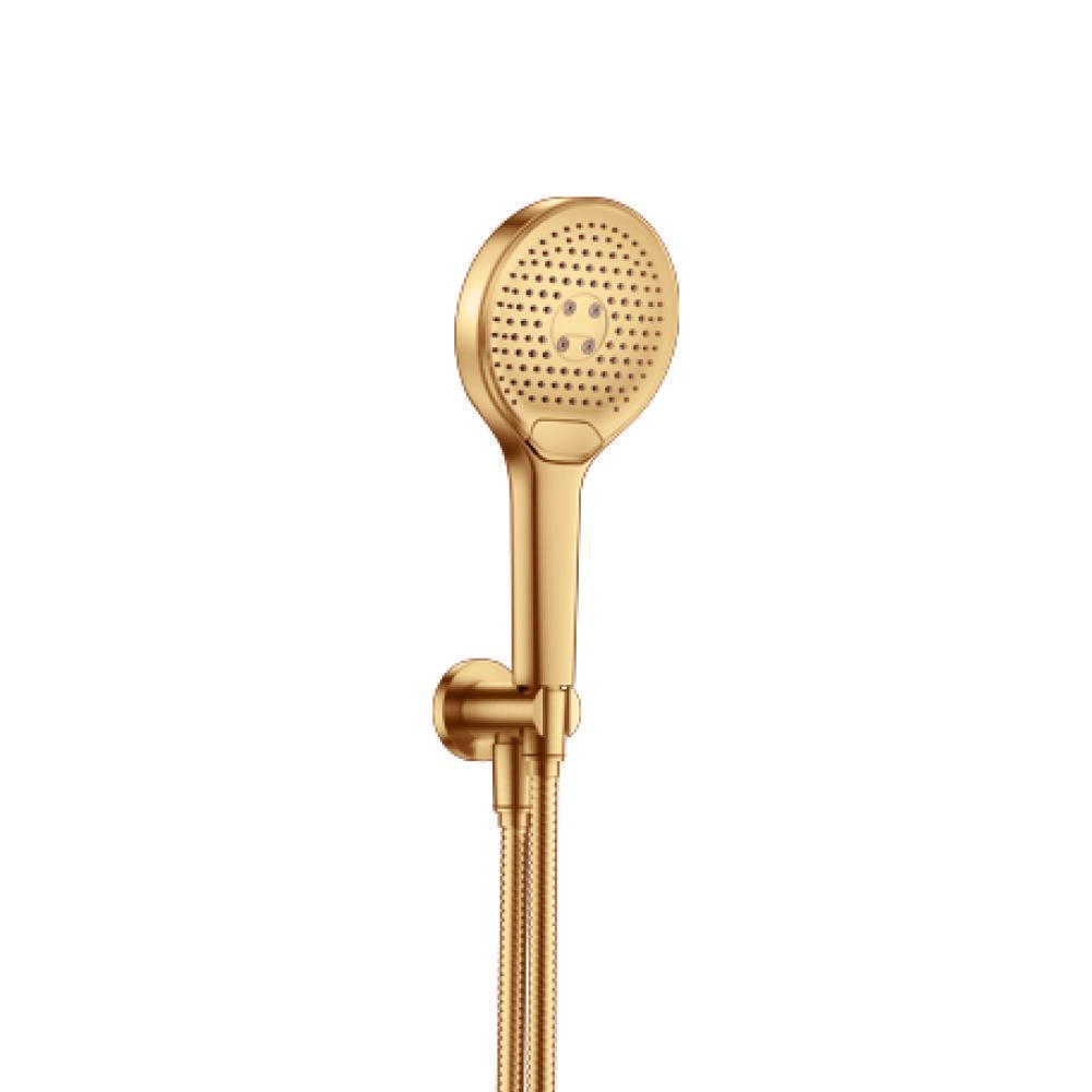 Hand Shower Set with Holder and Elbow Combo | Brushed Bronze PVD