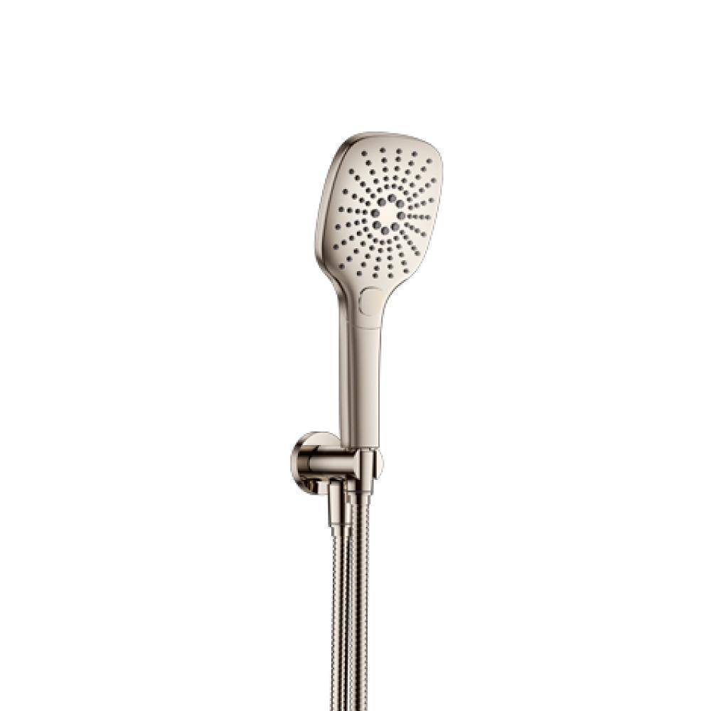 Hand Shower Set with Holder and Elbow Combo | Polished Nickel PVD