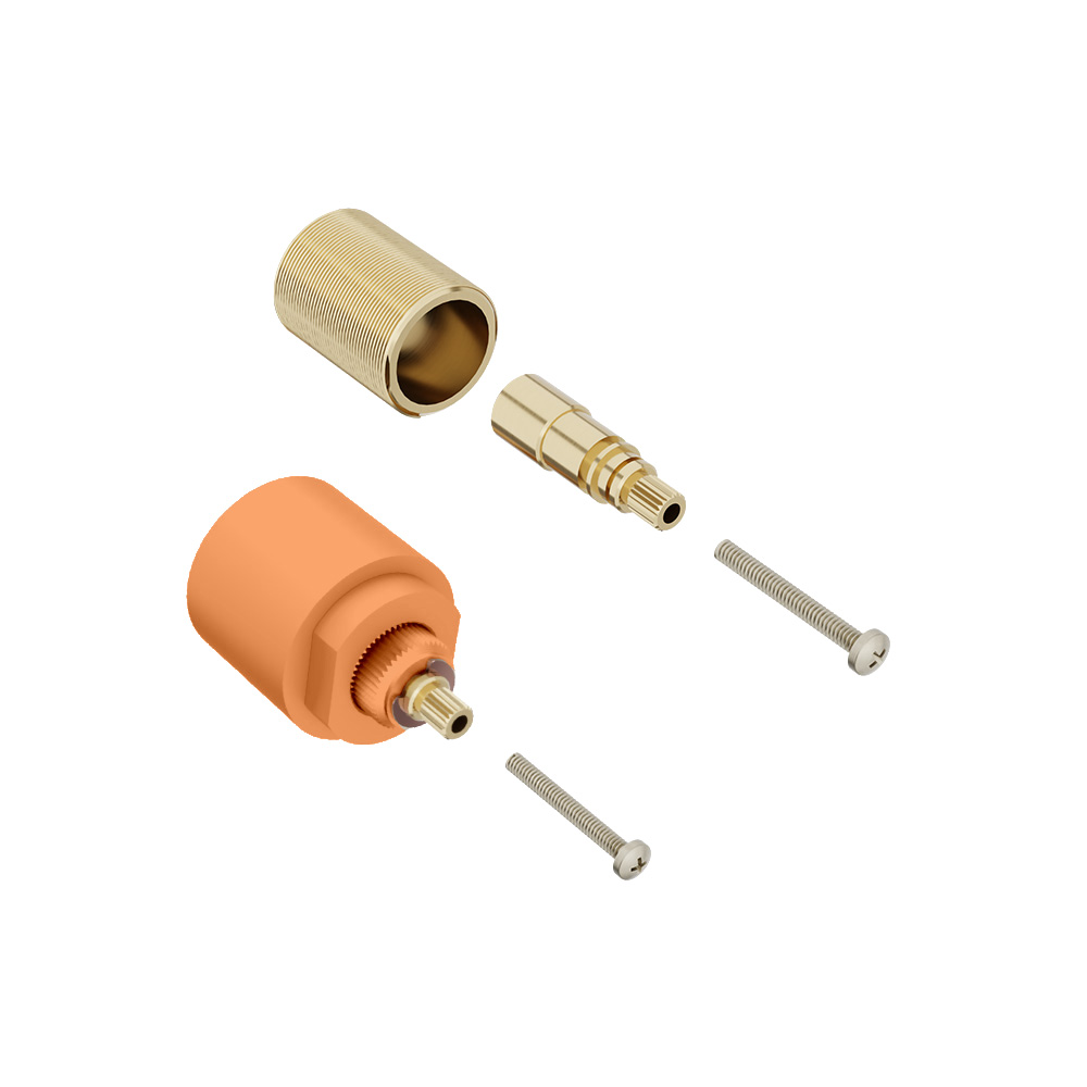 1.40" Extension Kit - For Use with TVH thermostatic valves. | Terracotta Orange