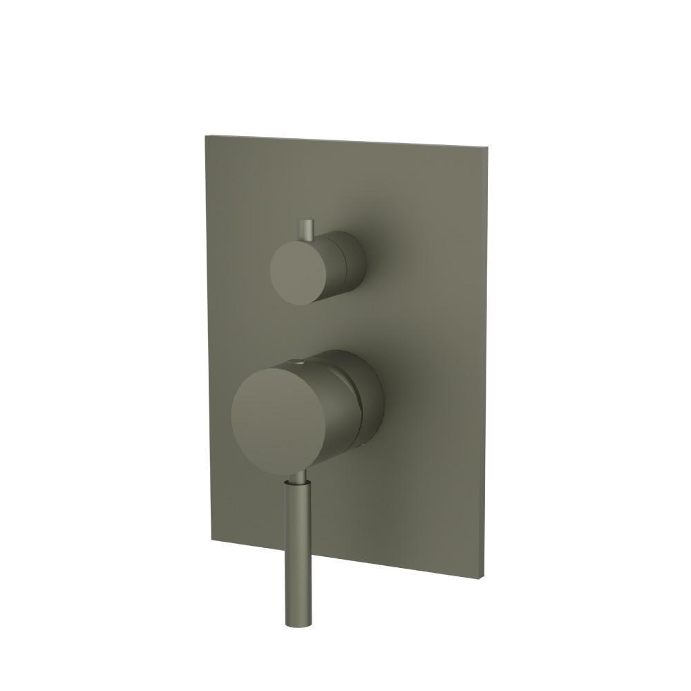 Tub / Shower Trim With Pressure Balance Valve - 2-Output | Gun Metal Grey